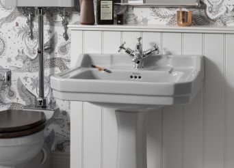 Grey basin and WC. 